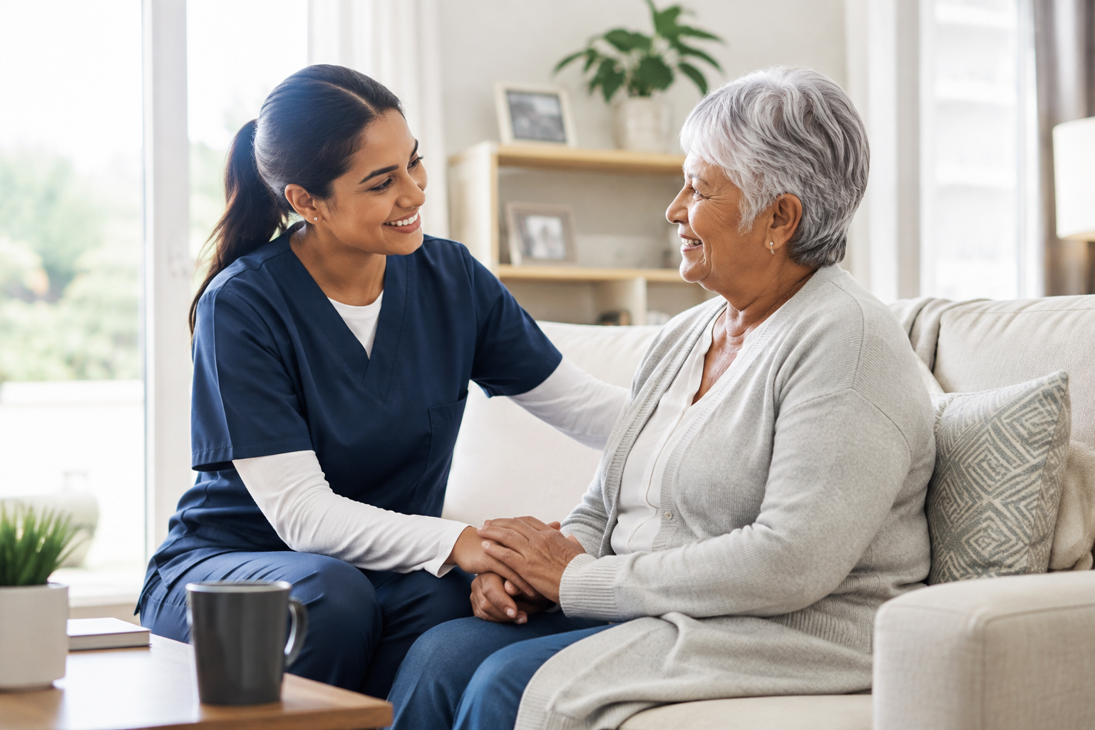 Personal Support Worker providing home care support
